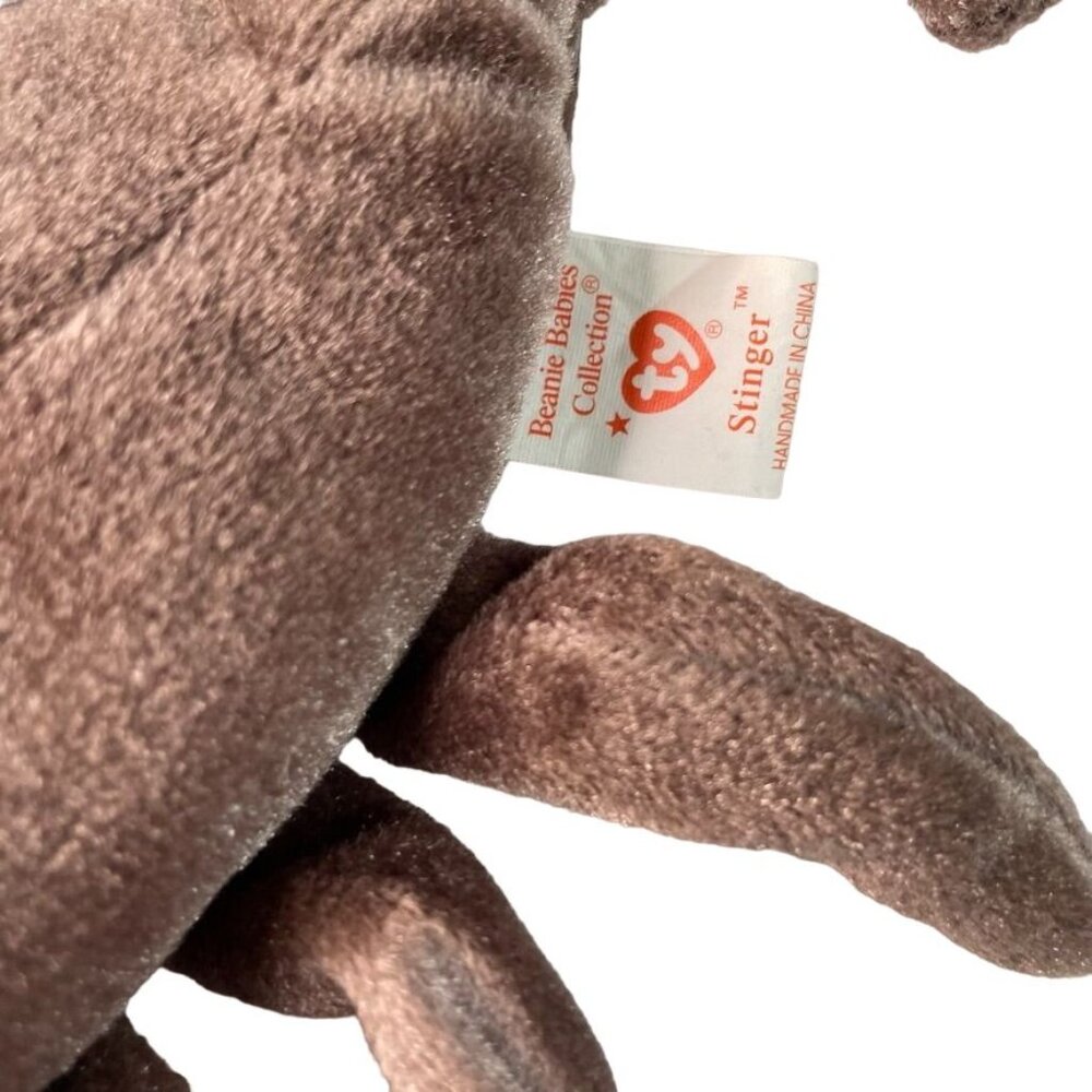 TY Beanie Babies Collection Stinger Scorpion 1998 u With Tags Plush Stuff Animal - Picture 5 of 6